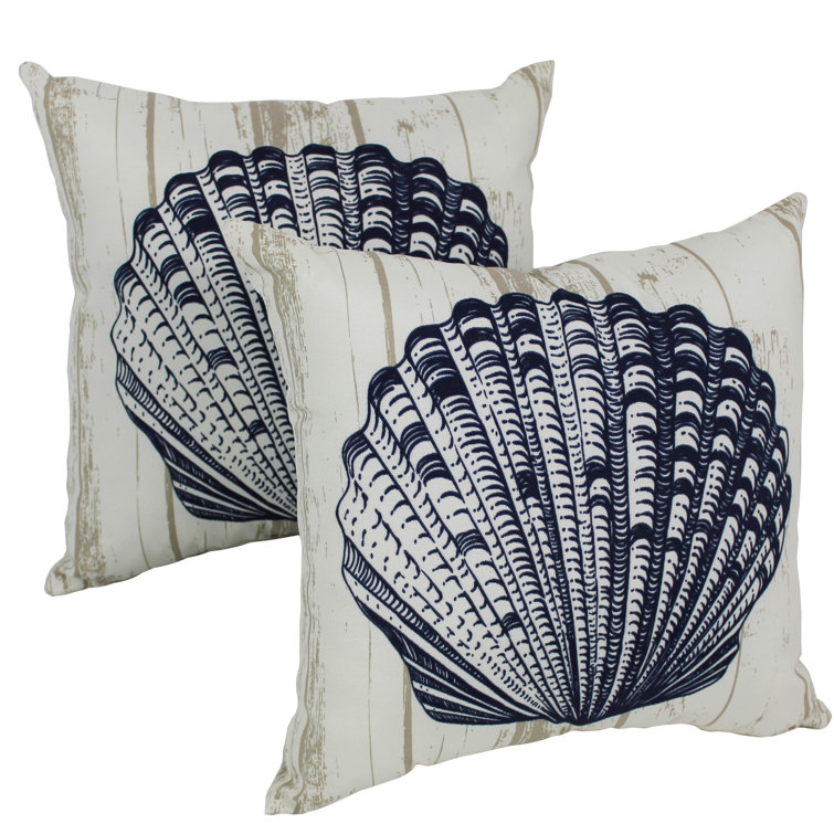 shell throw pillows
