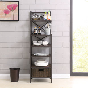 Go to store & view more images Gracie Oaks Magdaleno Iron Baker's Rack