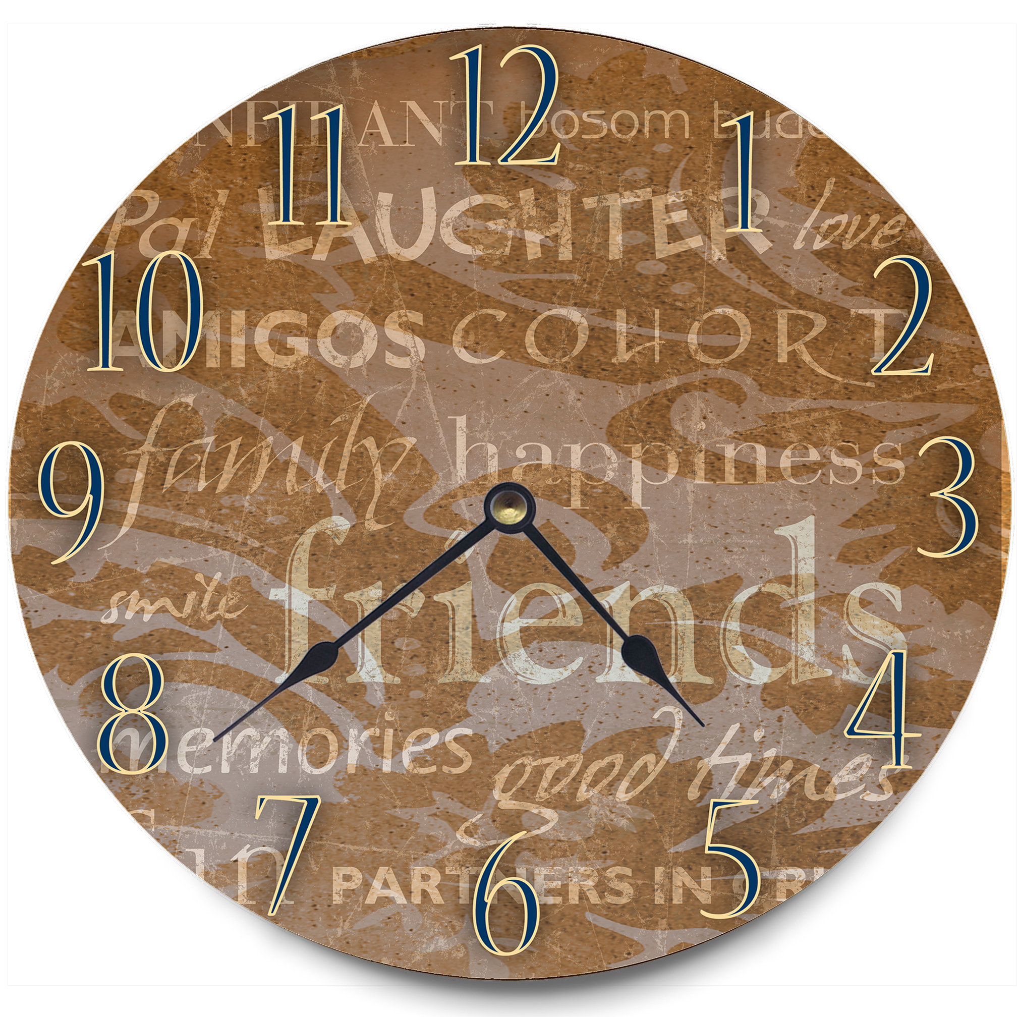 Handmade Funny// Plaque Gift Friends Wine o/'clock Coffee Keeps Me Going .