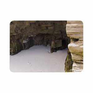 Nick Nareshni Sand and Stone Walls Memory Foam Bath Rug