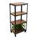 Mind Reader 4 Tier Wood and Metal Bar Cart & Reviews | Wayfair