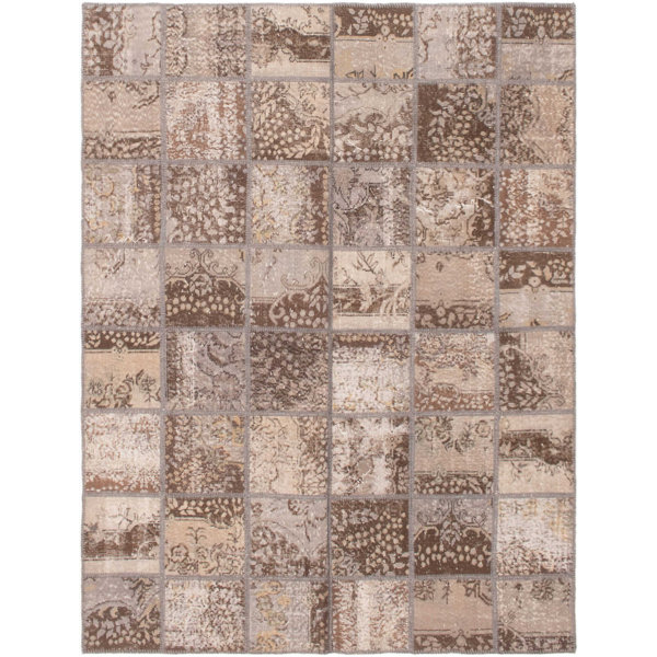 Red Barrel Studio One Of A Kind Raiford Hand Knotted 1980s Gray 5 11 X 7 9 Wool Area Rug Wayfair