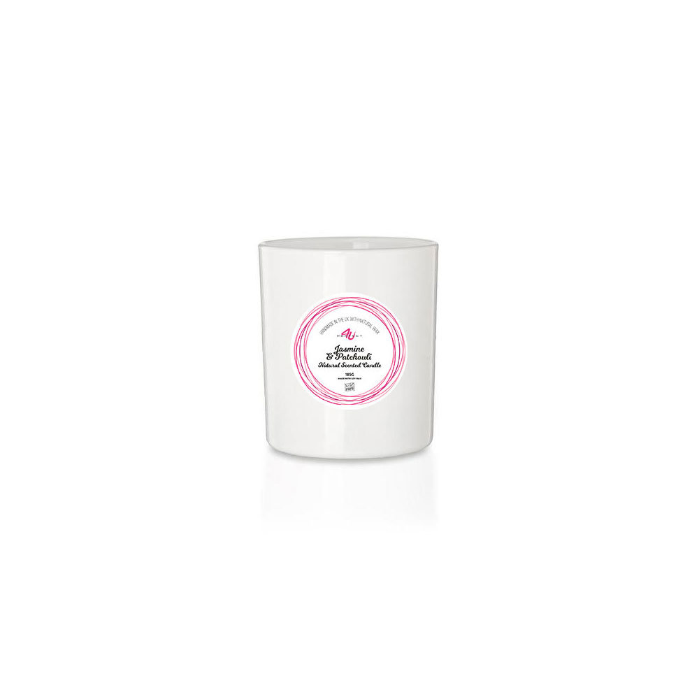 Jasmine and Patchouli Scented Jar Candle