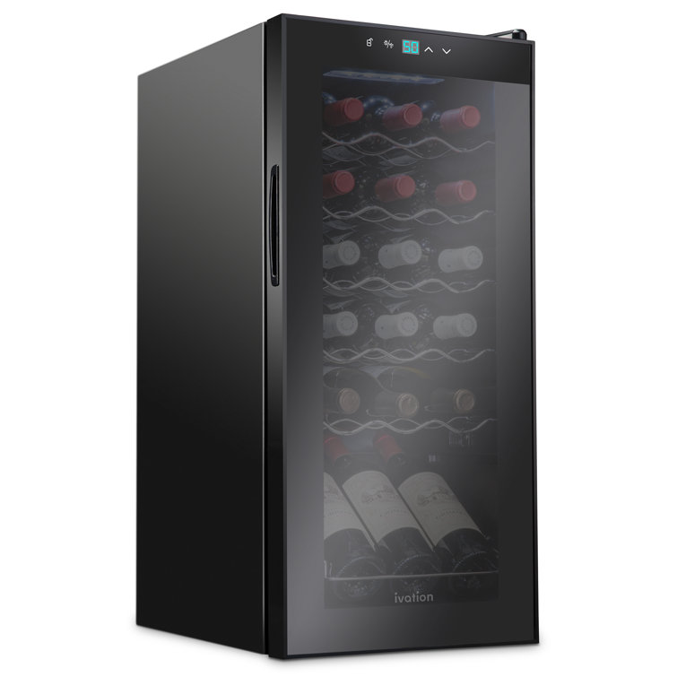 Ivation 18 Bottle Single Zone Freestanding Wine Refrigerator Reviews Wayfair