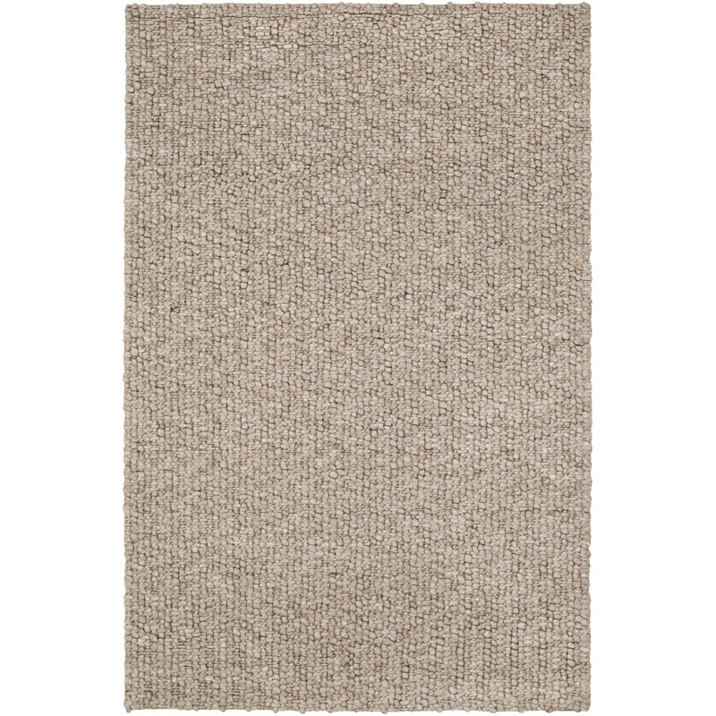 Foundry Select Barden Textured Hand Knotted Wool Taupe Area Rug Barden Textured Hand Knotted Wool Taupe