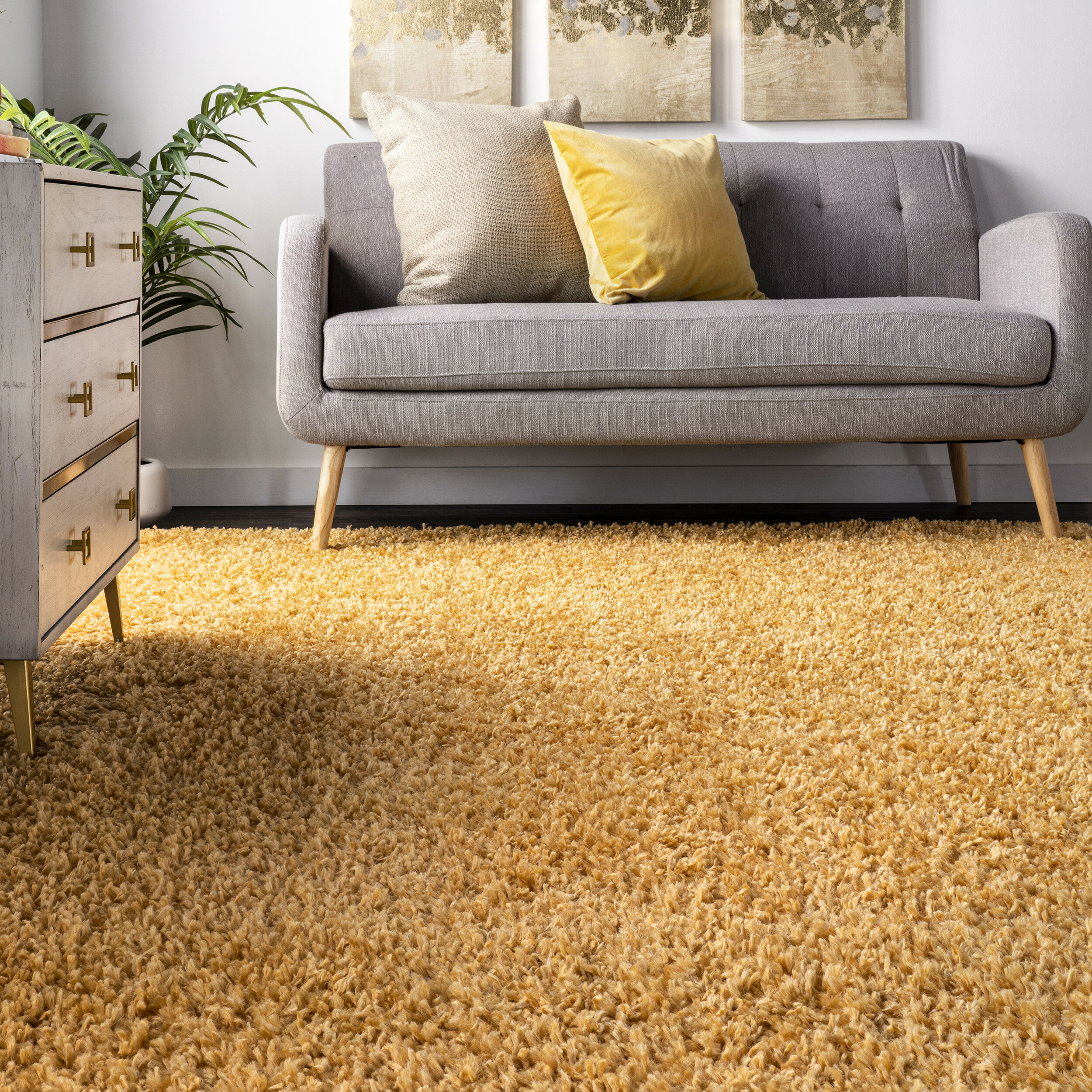 Bay Isle Home Schiavo Yellow Area Rug Reviews Wayfair