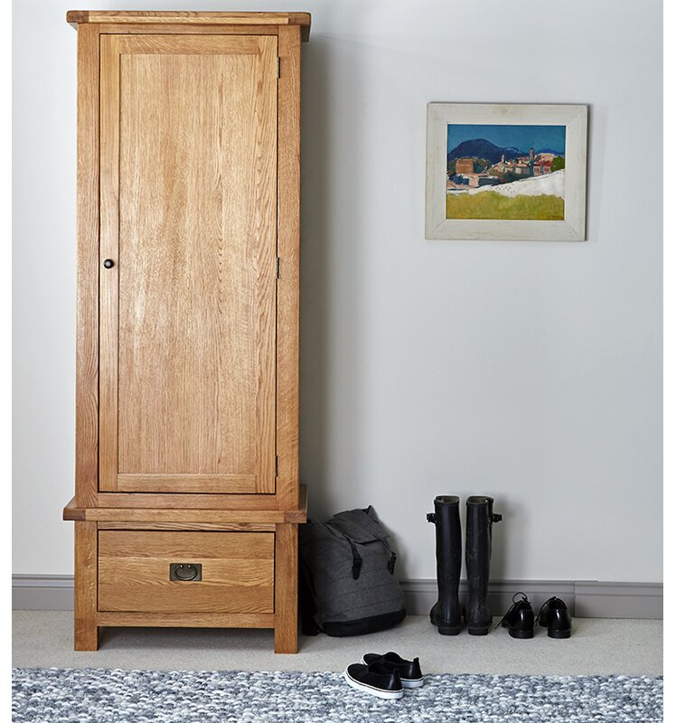 Union Rustic Afognak 1 Door Wardrobe Wayfair Co Uk