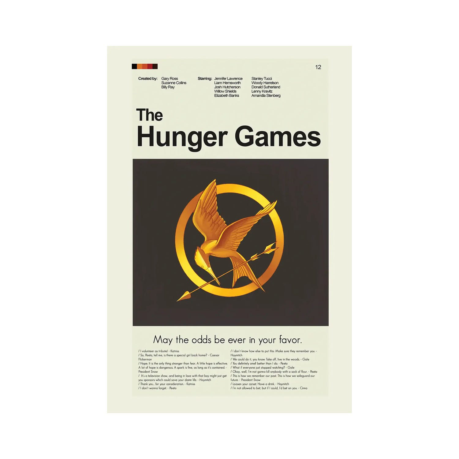 East Urban Home The Hunger Games by Erin Hagerman - Wrapped Canvas Graphic  Art | Wayfair