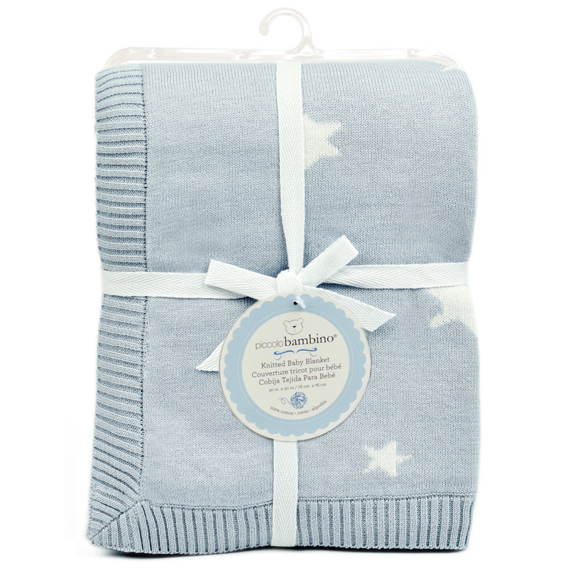 grey star baby blanket