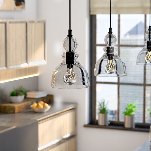 Kitchen Single Pendant Lights | Wayfair