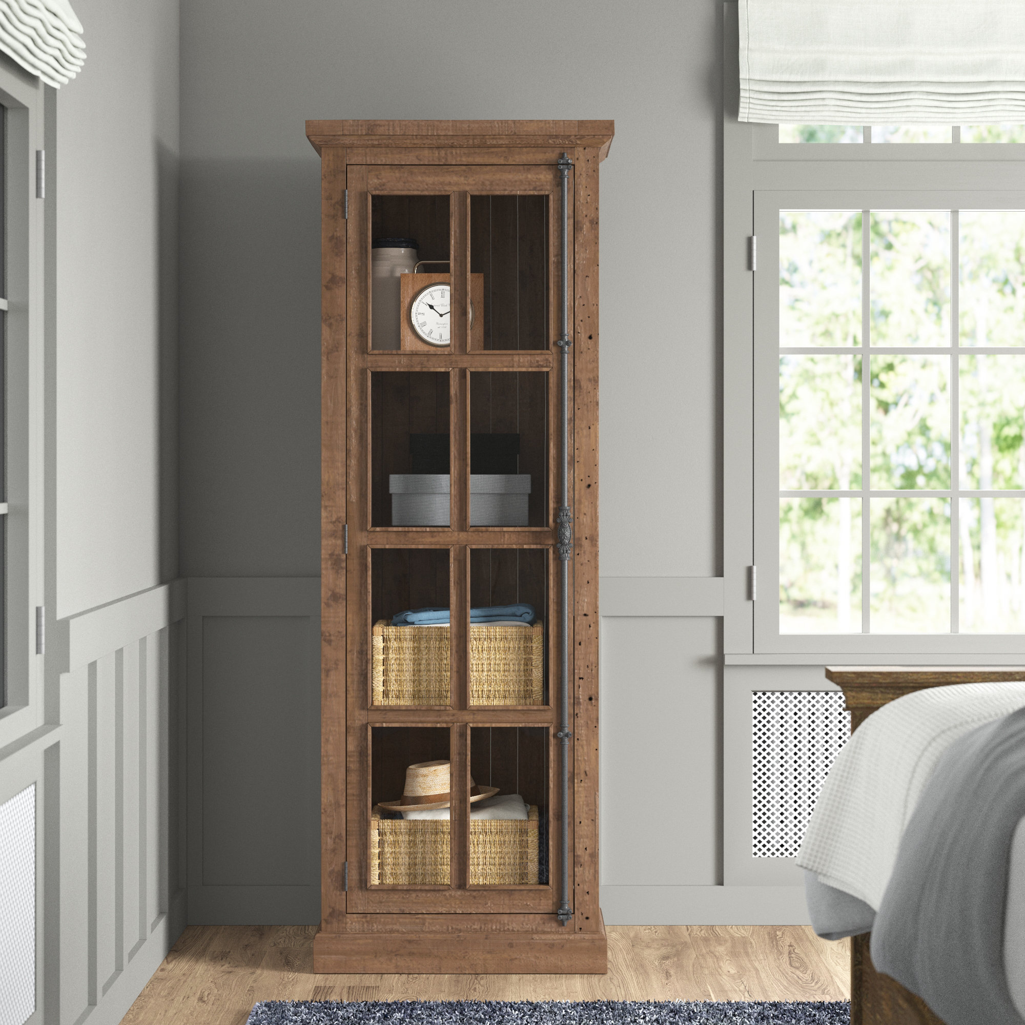 Gracie Oaks Sceinnker TV Armoire Reviews Wayfair