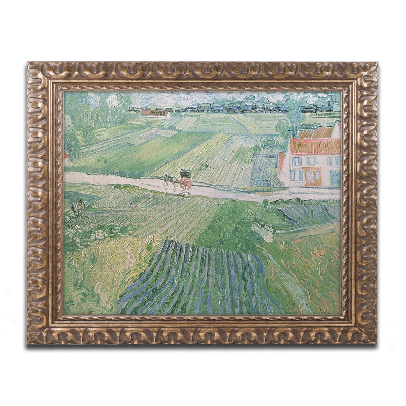 Trademark Art Avuvers After The Rain 1890 By Vincent Van Gogh