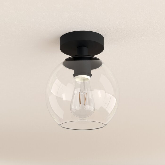 Yearwood 1 Light Semi Flush Mount