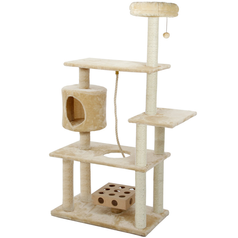 55" Brayden Deluxe Cat Tree & Reviews Joss & Main