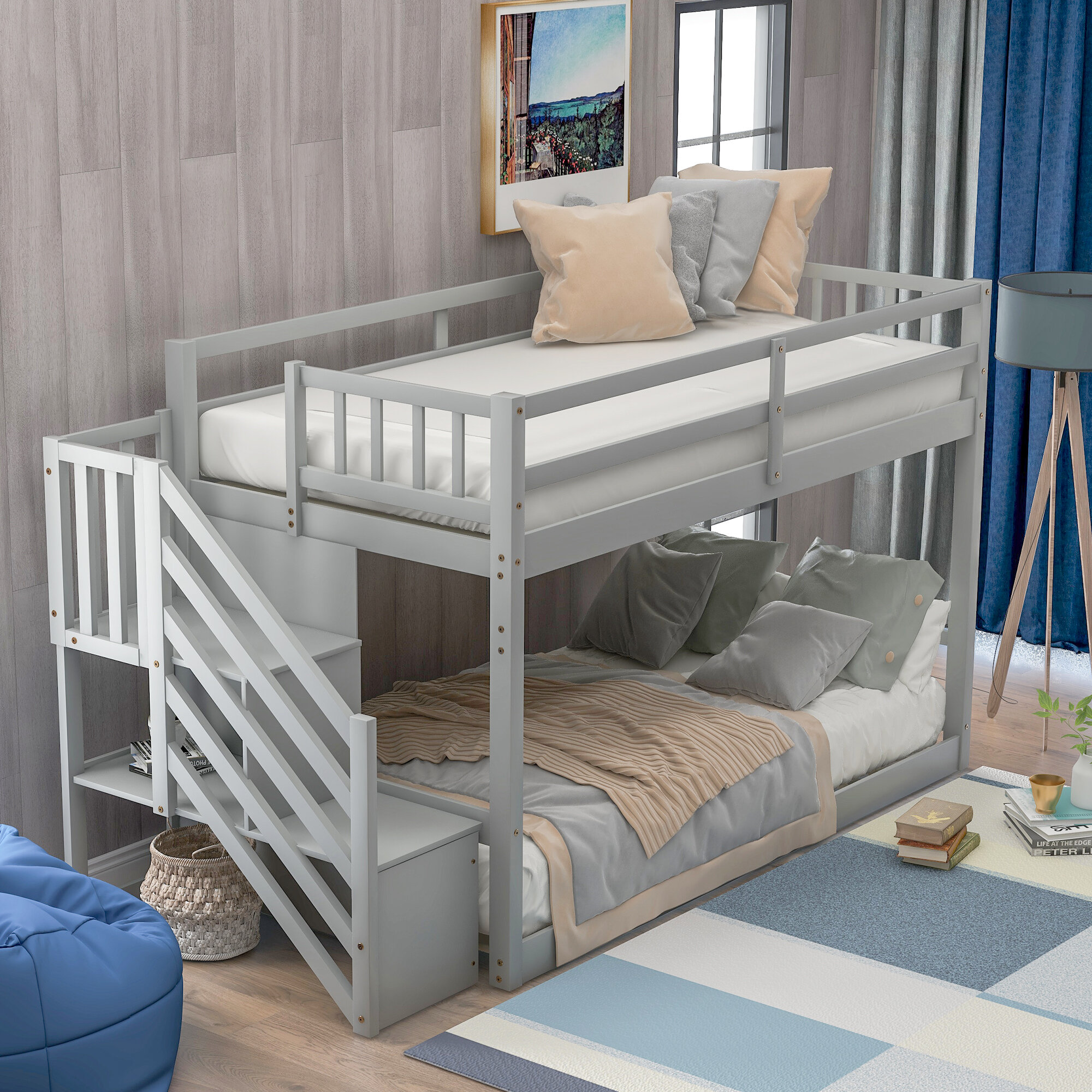 low profile bunk beds