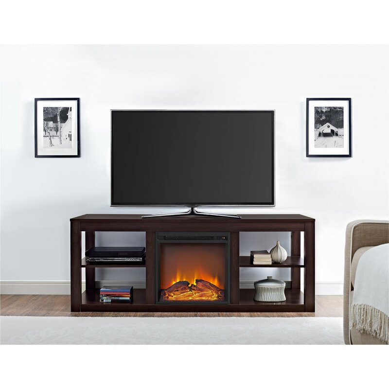 Rickard 59″ TV Stand with Fireplace