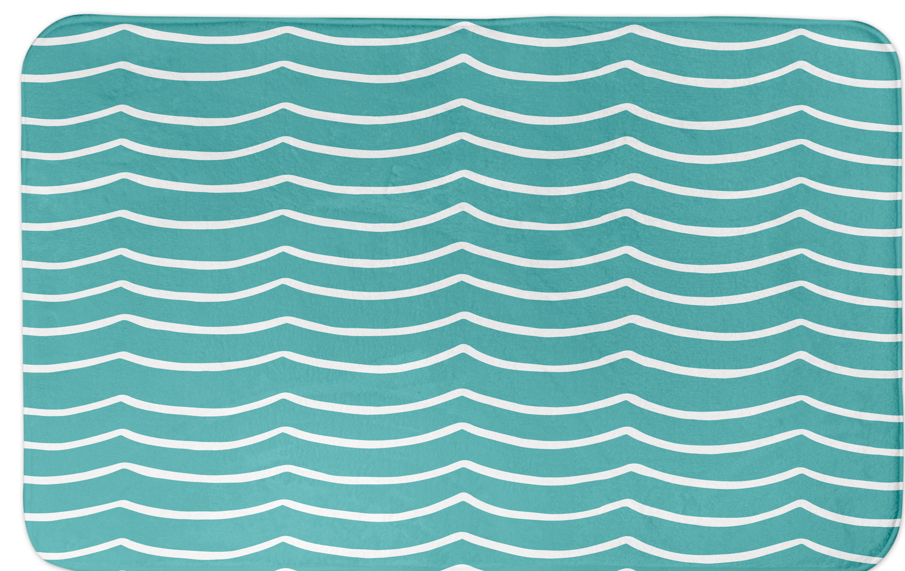 Rosecliff Heights Ava Waves Rectangle NonSlip Bath Rug Wayfair