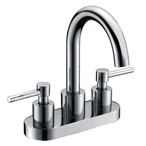 Centerset Three Hole Bathroom Faucet