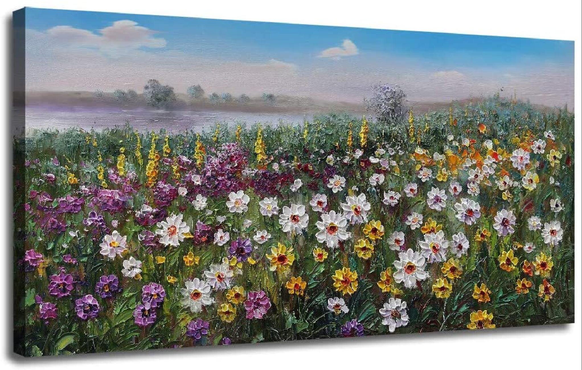 Canvas Picture Canvas Print Mural Art Painting Natural Plant Flowers