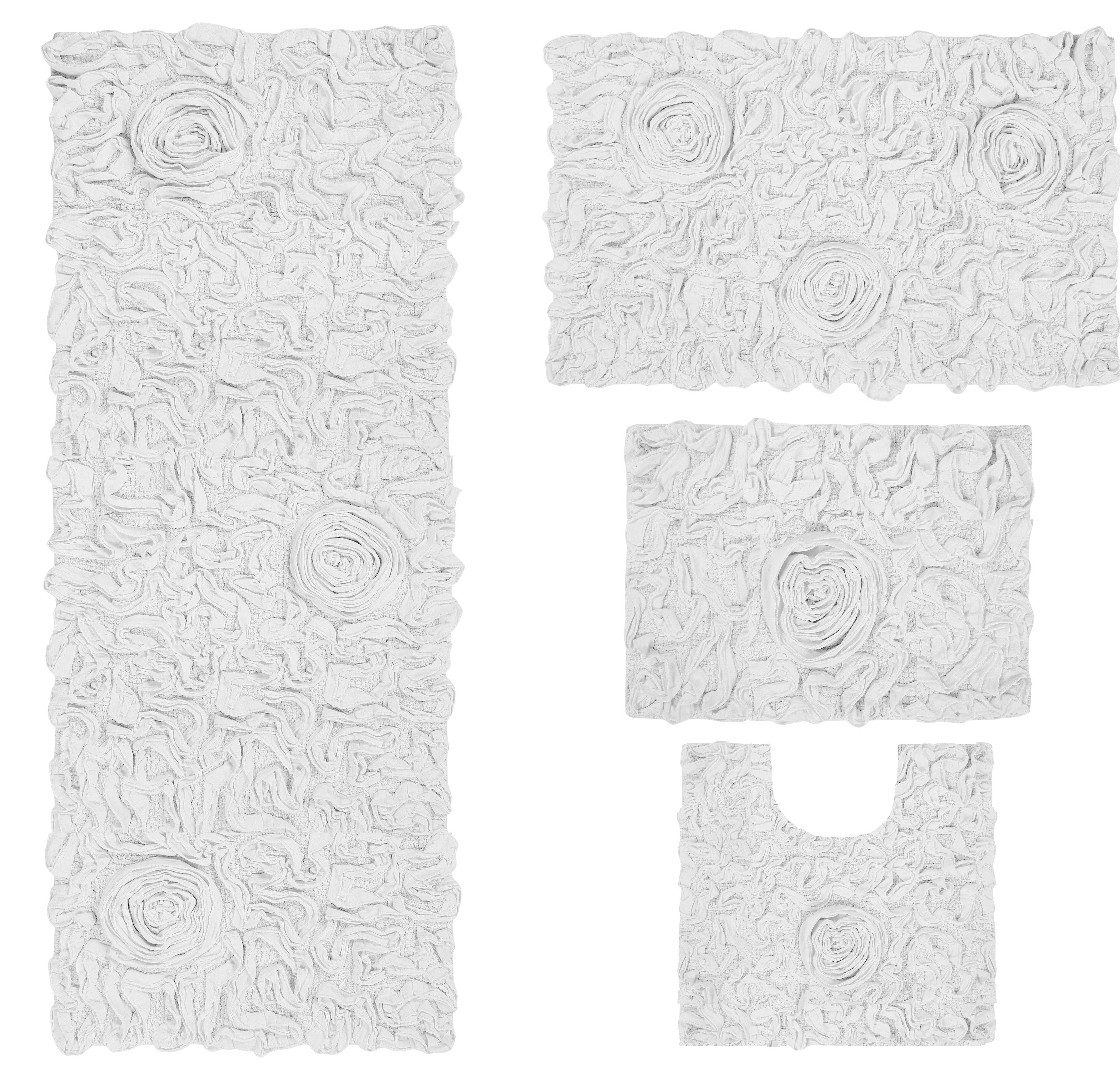 White Bath Rug Sets You Ll Love In 2020 Wayfair