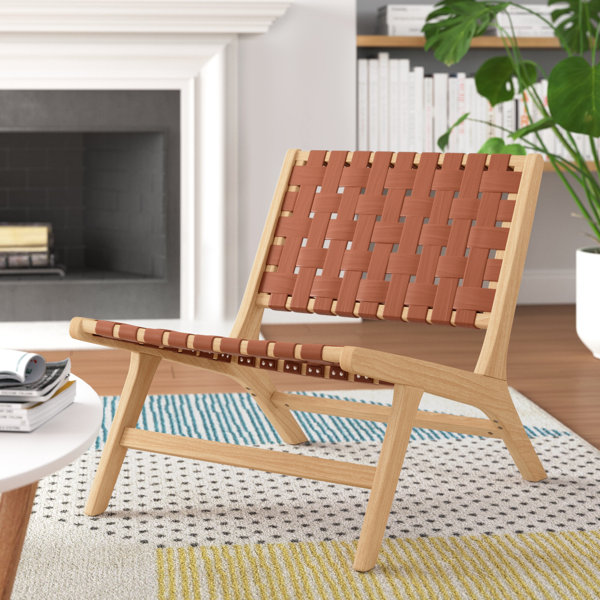 basket weave lounge chair