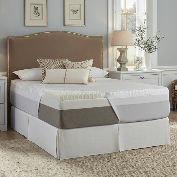 Luxury Solutions 3 Memory Foam Mattress Topper Reviews Wayfair