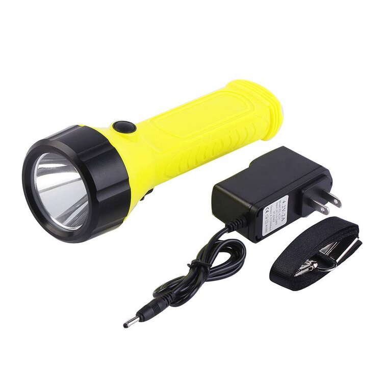 Waterproof LED Scuba Diving Flashlight 3 Modes Torch Light for Outdoor Camping
