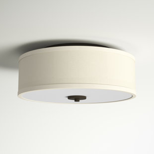 fabric flush ceiling light