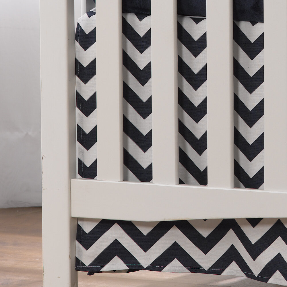 Lizandroofinebabybedding Chevron Crib Skirt Wayfair