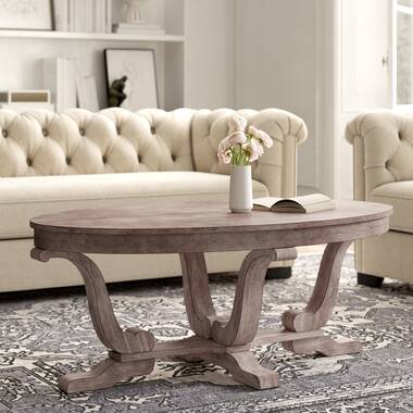 rayne pedestal coffee table