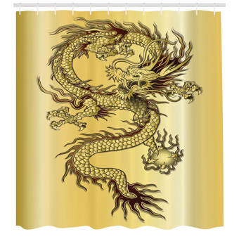 World Menagerie Ourir Dragon Chinese Snake Dragon Theme Print On