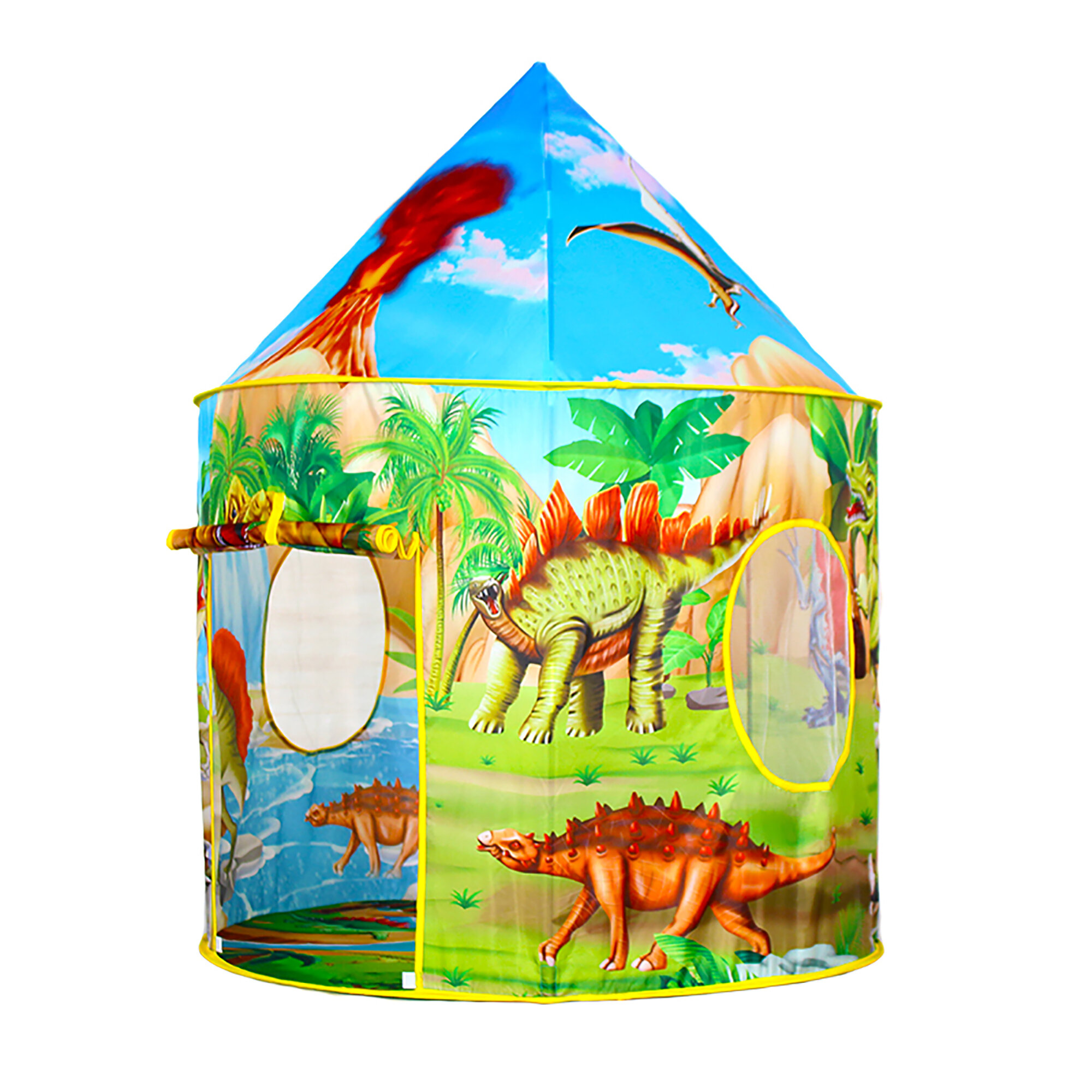 Dinosaur Play Tent for Kids Pop Up Kids Play Tent for Indoor and Outdoor Playhouse for Boy Girl Dinosaur Toys for Toddlers Gift for Babies Tent with Carry Bag for Birthday Green 