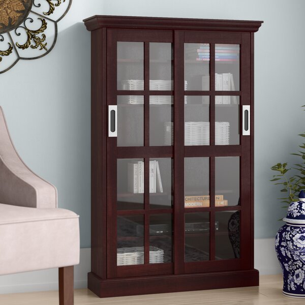glass front media cabinet you'll love in 2019 | wayfair