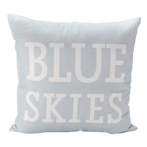 Eaucourt Blue Skies Indoor/Outdoor Throw Pillow