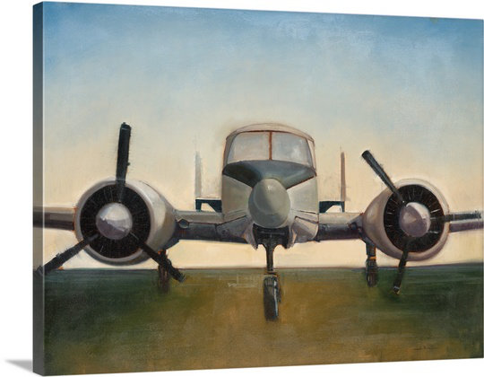 Canvas On Demand Airplane By Joseph Cates Painting Print On