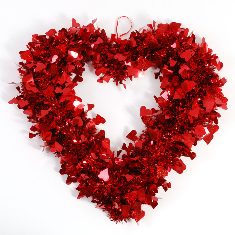 Celebrate Valentine/'s Day Together /'Love Lives Here/' Wall Decor Hanging