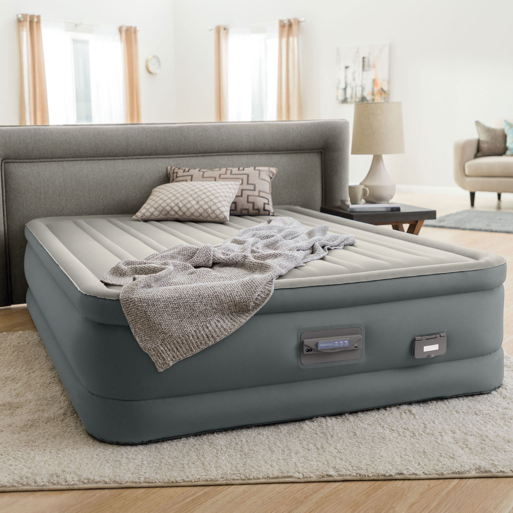 intex fibertech comfort plush inflatable mattress