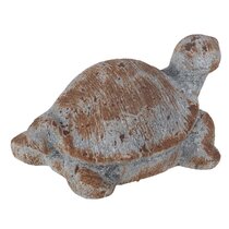 CAT010 4 Sea Turtle Ceramic Figurine Animal Statue Egg