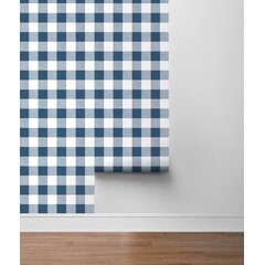 Wayfair Blue Plaid Gingham Wallpaper You Ll Love In 2021