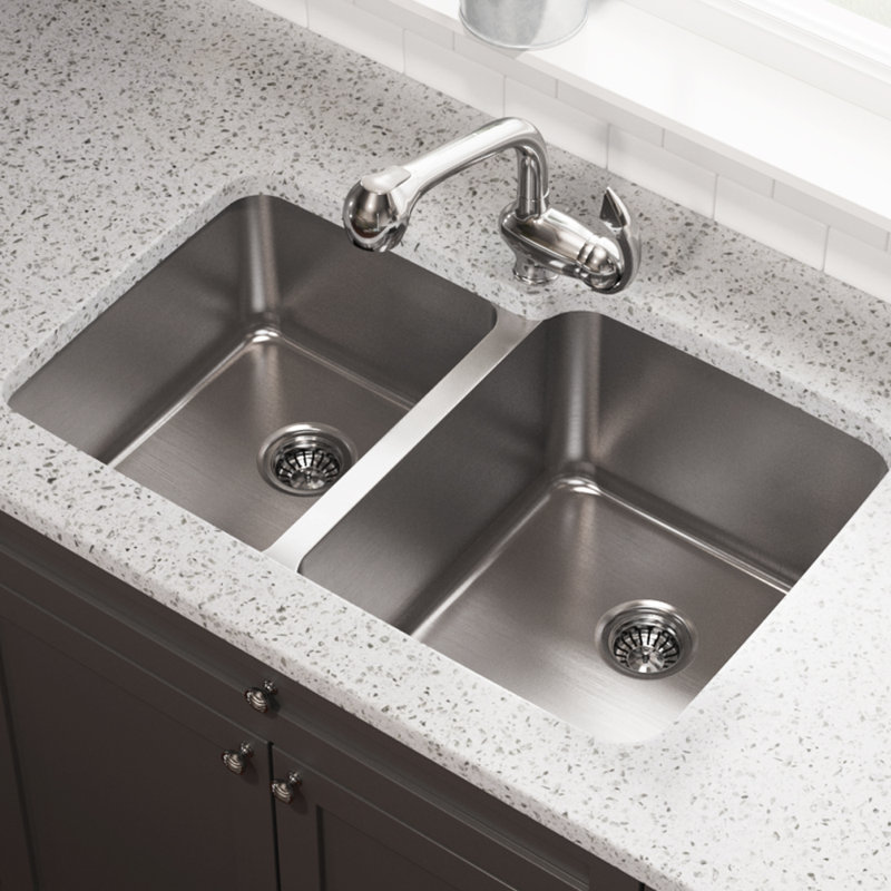 Mrdirect Stainless Steel 32 X 21 Double Basin Undermount Kitchen Stainless Steel 32 X 21 Double Basin Undermount Kitchen Sink