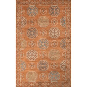 Windward Hand-Tufted Orange/Blue Area Rug