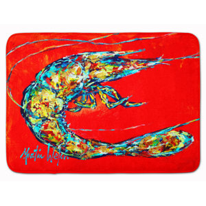 Odin Shrimp Boil Memory Foam Bath Rug