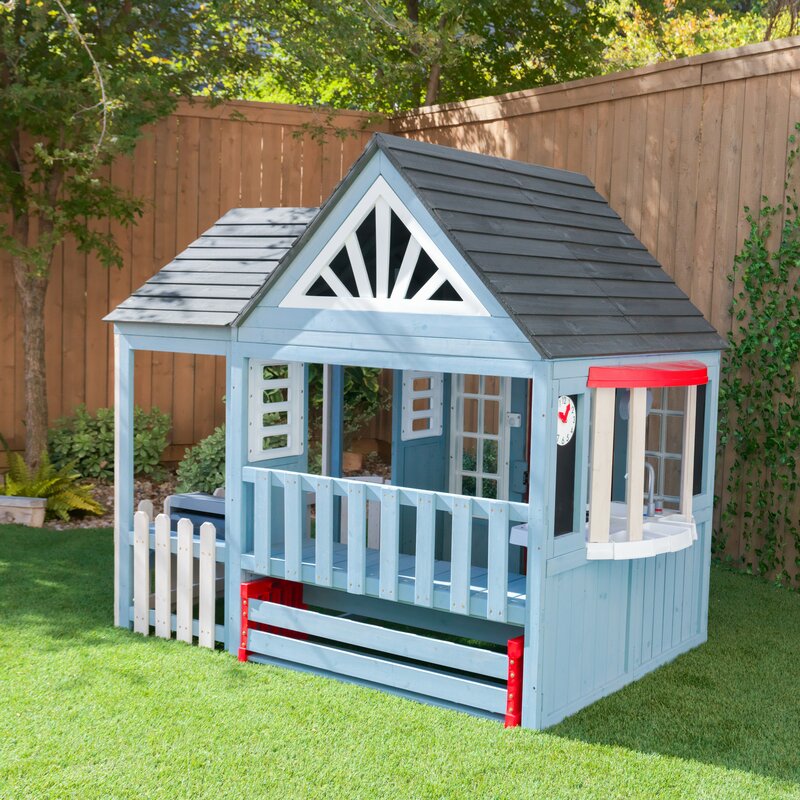 tall wooden playhouse