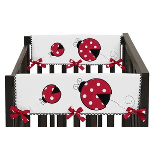 Minimalist Little Ladybug Toddler Bed Skirt By Sweet Jojo Designs