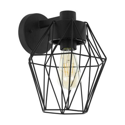 Borough Wharf Canove Black Outdoor Wall Lantern & Reviews | Wayfair.co.uk