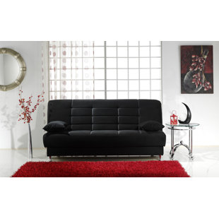 Click Black Sofa With Storage Wayfair Quickview