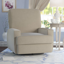 beige nursery glider
