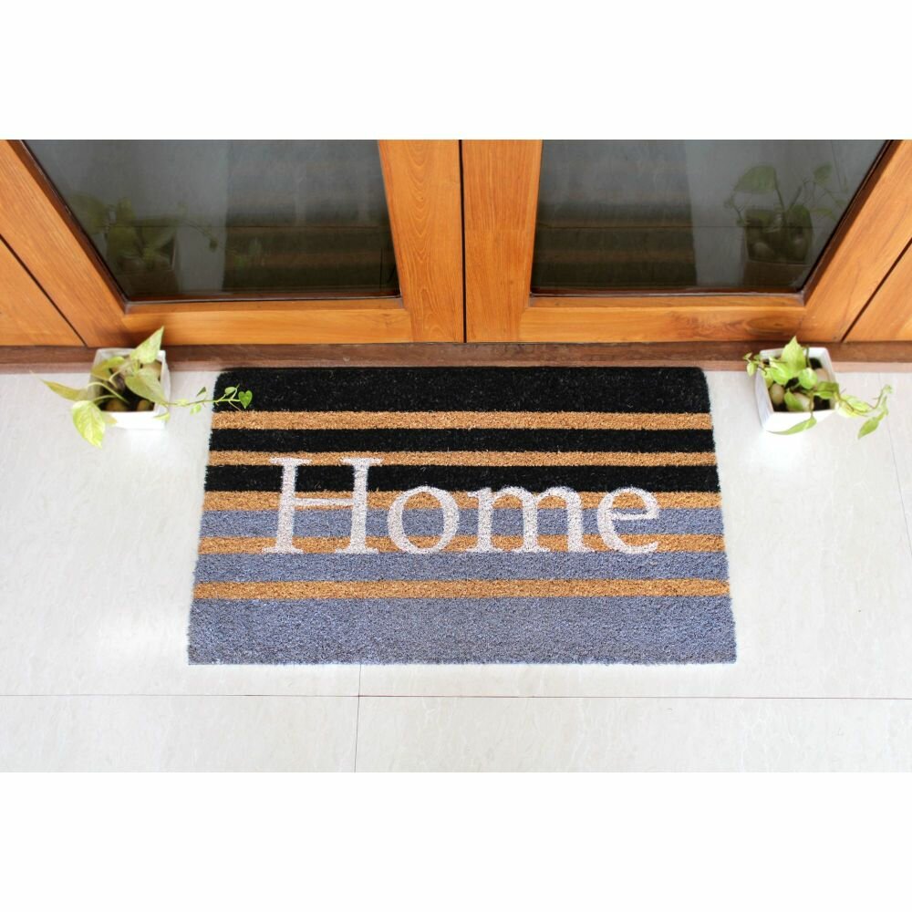 Sommers Machine Tufted Home Coir 30 In X 18 In Non Slip Outdoor Door Mat