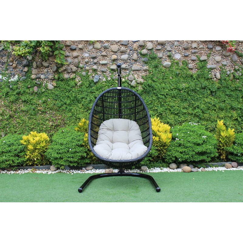 Esquivel Solid Outdoor Swing Chair Reviews Allmodern