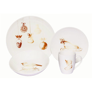 8 Person Christmas Dinnerware Sets Wayfair